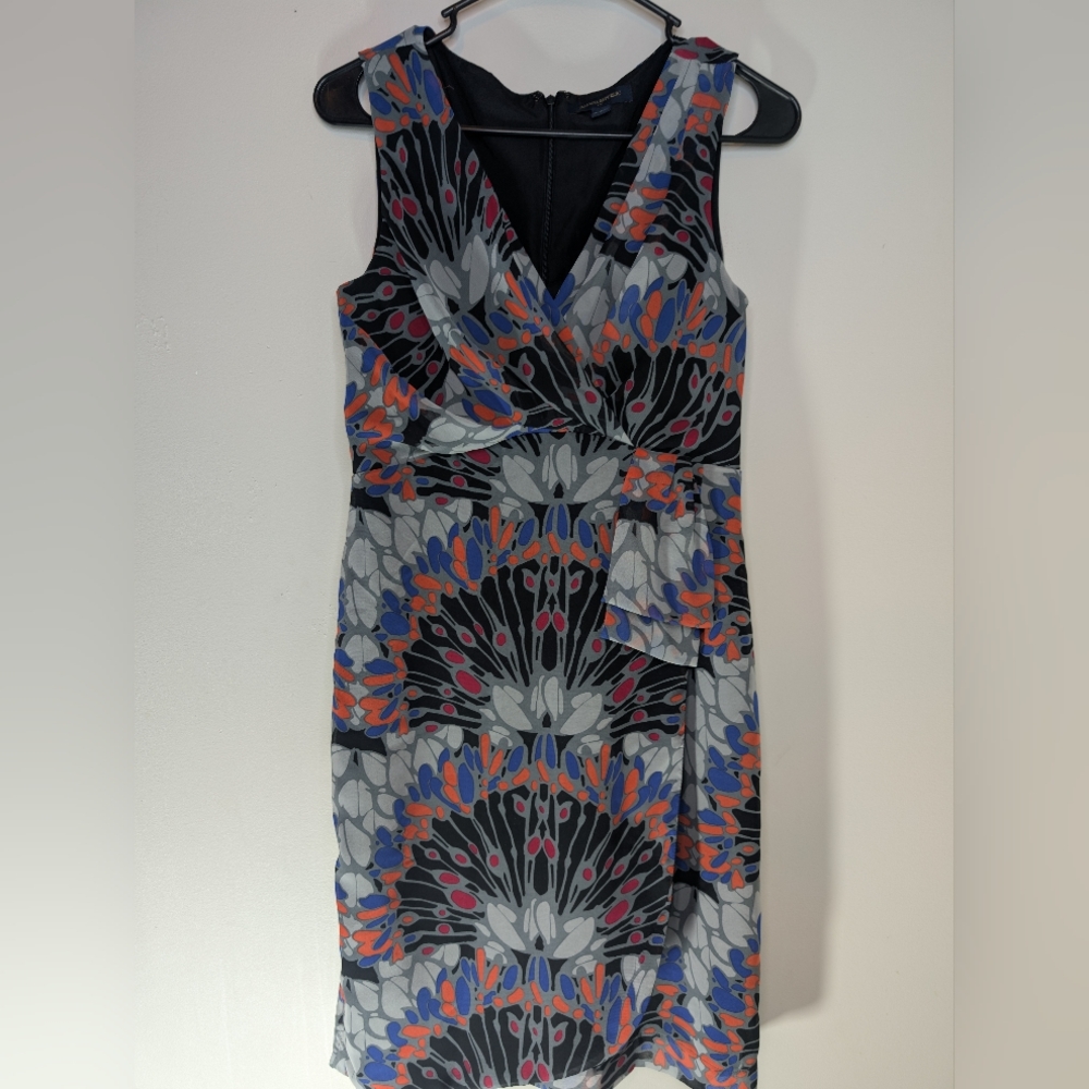 Elegant banana Republic Multicolor Patterned Dress Size 4